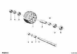 WHEEL HUB, FRONT