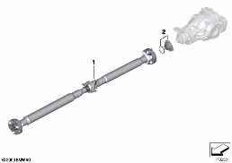 DRIVE SHAFT/INSERT NUT diagram for BMW 7 Series F01 LCI Hybrid 7