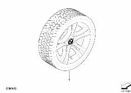 WINTER WHEEL W.TIRE DOUBLE SP.268 -16