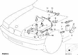 CRUISE CONTROL diagram for BMW 3 Series E36 318is