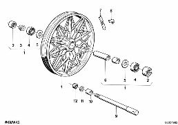 FRONT SILVER CAST IRON RIM/DIAL SHAFT
