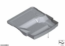 FITTED LUGGAGE COMPARTMENT MAT diagram for BMW Z4 E89 30i