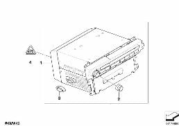 CIC diagram for BMW 5 Series E61 LCI 530d