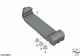 BASE PLATE diagram for BMW 5 Series F10 550i