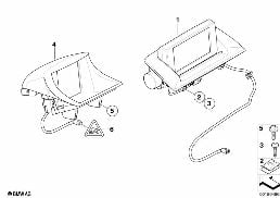CENTRAL INFORMATION DISPLAY diagram for BMW 1 Series E81 118i