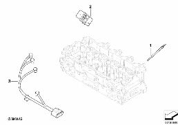 Vorglühanlage diagram for BMW MINI Clubman R55 Cooper d
