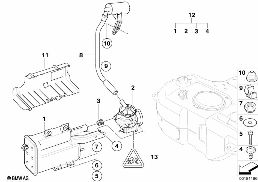 ACTIVATED CHARCOAL FILTER/MOUNTING PARTS