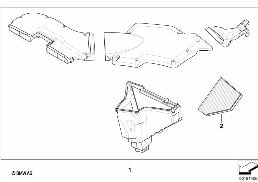 BMW PERFORMANCE AIR-INDUCTION SYSTEM diagram for BMW 3 Series E90 LCI 323i