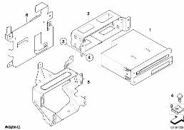 System nawigacji dla Azji diagram for BMW 7 Series E65 745i