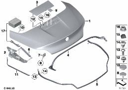 TRUNK LID diagram for BMW Z4 E89 30i