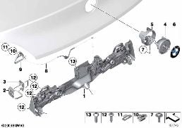 TRUNK LID/CLOSING SYSTEM diagram for BMW Z4 E89 30i