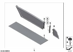 WIND DEFLECTOR diagram for BMW Z4 E89 35i