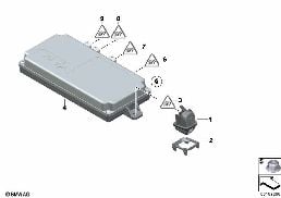 R ビューカメラ diagram for BMW 7 Series F01 LCI 750iX