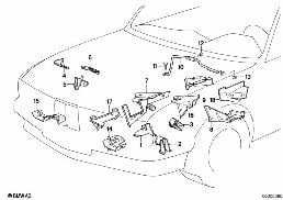 FRONT BODY BRACKET diagram for BMW 3 Series E30 325i