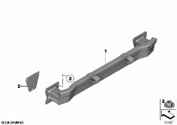 CARRIER, REAR diagram for BMW Z4 E89 30i