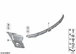 TRIM, DECOR ELEMENTS, REAR diagram for BMW Z4 E89 30i
