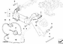 Egzoz gazı-Azaltma-Soğutma diagram for BMW 3 Series E90 LCI 335d