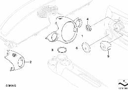 RETROFIT CHROME LINE, INTERIOR diagram for BMW MINI R56 LCI Cooper S