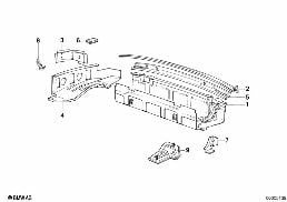 FOLDING TOP COMPARTMENT diagram for BMW 3 Series E30 318i