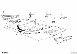 FLOOR PANEL TRUNK/LATERAL PARTS
