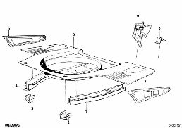 FLOOR PANEL TRUNK/LATERAL PARTS