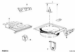 FLOOR PANEL TRUNK/LATERAL PARTS