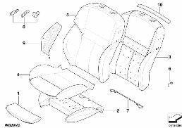 SEAT, FRONT, UPHLSTRY, COVER, SPORT SEAT