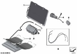 SEAT, FRONT, LUMBAR ACTIVE SEAT diagram for BMW 5 Series F11 535iX