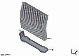 MICROFILTER/ACTIVATED CARBON CONTAINER diagram for BMW Z4 E89 28i
