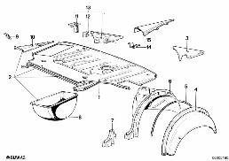 FLOOR PANEL TRUNK/WHEEL HOUSING REAR diagram for BMW 7 Series E23 735i