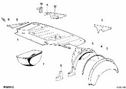 FLOOR PANEL TRUNK/WHEEL HOUSING REAR