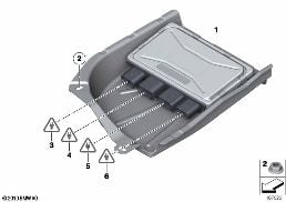 CONTROL UNIT, ACTIVE STEERING diagram for BMW 5 Series F10 LCI 530d