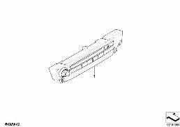 SINGLE PARTS, CAR INFOTAINMENT COMPUTER diagram for BMW 5 Series E61 LCI 530d