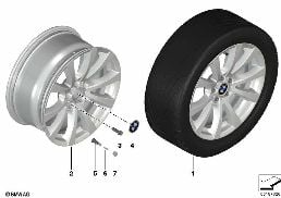 BMW LM Rad V-Speiche 298 M diagram for BMW X5 E70 M