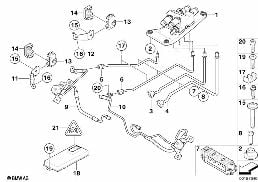 Blok ventilů a mont. díly/Dynamic Drive diagram for BMW X5 E70 4.8i