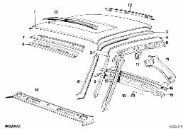 APRON diagram for BMW 3 Series E30 325i
