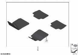FOOTMAT UPDATE diagram for BMW 3 Series E46 318i