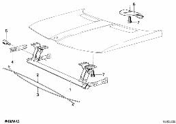ENGINE HOOD/MOUNTING PARTS