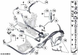 POWER STEERING/OIL PIPE/DYNAMIC DRIVE