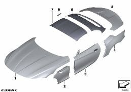 OUTER PANELS diagram for BMW Z4 E89 30i