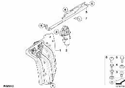DOOR WINDOW LIFTING MECHANISM REAR