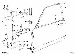 FRONT DOOR-HINGE/DOOR BRAKE