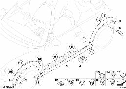 COVER DOOR SILL / WHEEL ARCH