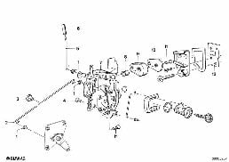 Commande de porte/serrure de porte avant diagram for BMW 3 Series E21 318i