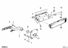 Système de fermeture porte avant diagram for BMW 3 Series E21 318i
