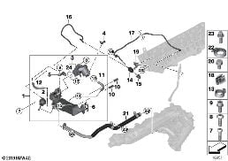 POLLUTANT REDUCTION COOLING diagram for BMW 1 Series E82 123d