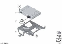 SATELLITE- RADIO diagram for BMW Z4 E89 30i