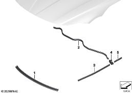 HOOD SEALS diagram for BMW Z4 E89 30i