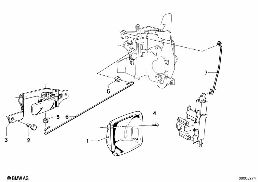 FRONT DOOR CONTROL/DOOR LOCK diagram for BMW 7 Series E23 735i