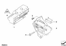 Rozdzielacz prądu diagram for BMW 7 Series E65 745i
